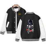 Star Wars Varsity Jacket for Kids Pop Baseball Jacket Letterman Jacket Cotton Jacket