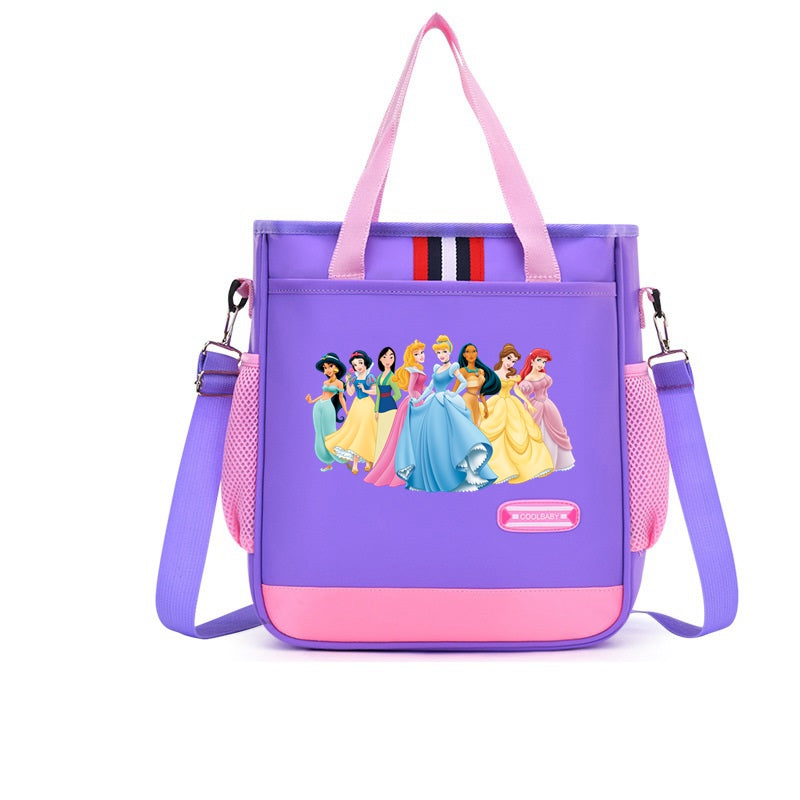 Kid's Princess School Bag Waterproof Tuition Bag Girl's Bookbag Ideal Gift