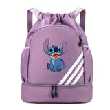 Stitch Drawstring Backpack Gym Bag Water Resistant Sports Sackpack Ideal Present