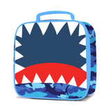 Shark School Backpack for Kids Lunch Bag Pencil Bag 3 Pieces Camo Ideal Present