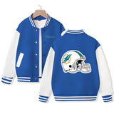 Kid's Miami Jacket American Football Varsity Jacket Cotton Jacket Ideal Gift