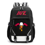 Kid's Football Graphic Print Backpack with USB Charging Port Ideal Gift