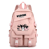 Kuromi Girl's 16 inches School Backpack Waterproof Multiple Compartments
