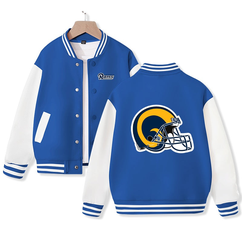 Kids' Los Angeles Varsity Jacket American Football Varsity Jacket Cotton Made