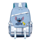 Stitch Girl's Nylon School Backpack Waterproof Multiple Pockets Ideal Gift