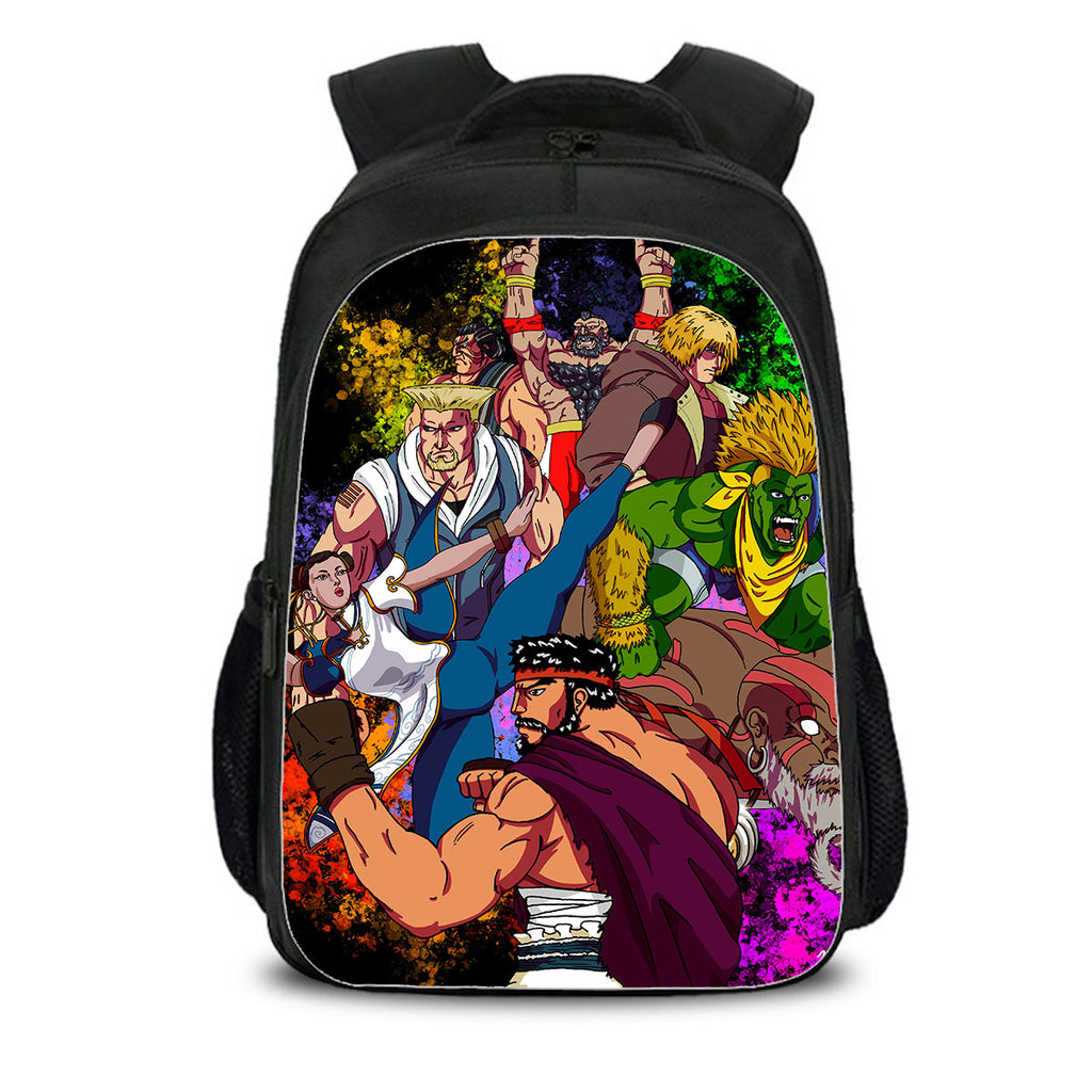 Street Fighter Kid's Elementary School Bag Kindergarten Backpack