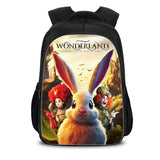 White Rabbit Wonderland Kid's Elementary School Bag Kindergarten Backpack