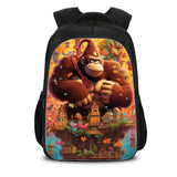 Donkey Kong Kid's Elementary School Bag Kindergarten Backpack