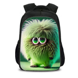 Furry Monster Kid's Elementary School Bag Kindergarten Backpack