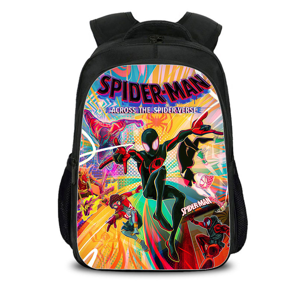 Spider-Man: Across the Spider-Verse Kid's Kindergarten Backpack Elementary School Bag