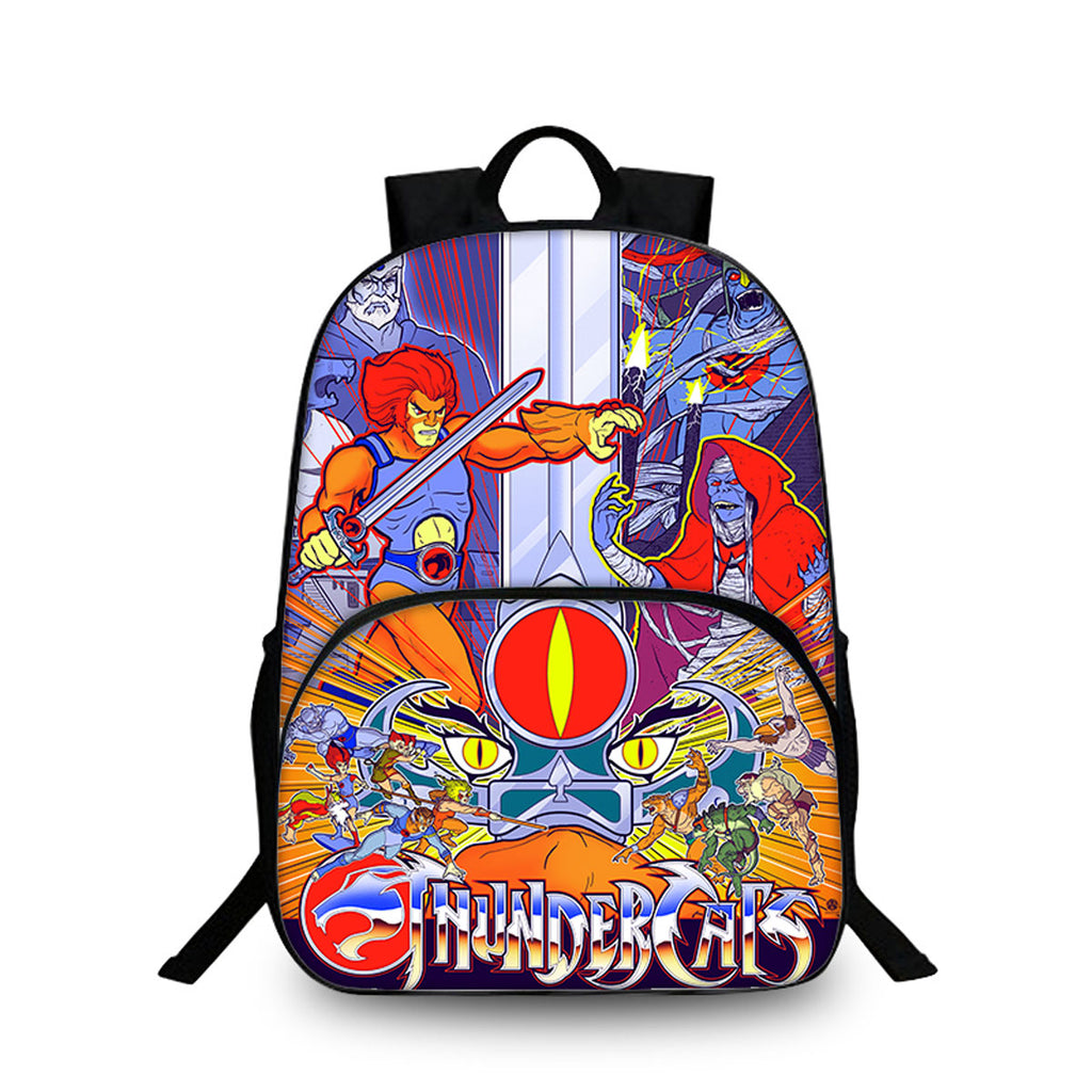 Thundercats Kids 15" Backpack Water Bottle Side Pouches Kid's School Bookbag
