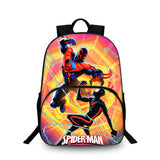 Spider-Man: Across the Spider-Verse 15 Inches Backpack with Two Side Pouches Kid's School Bookbag