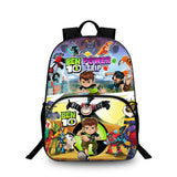 Ben 10 Kids 15" Backpack Two Side Pouches Kid's School Bookbag
