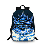 Godzilla Kids 15" Backpack Water Bottle Side Pouches Kid's School Bookbag