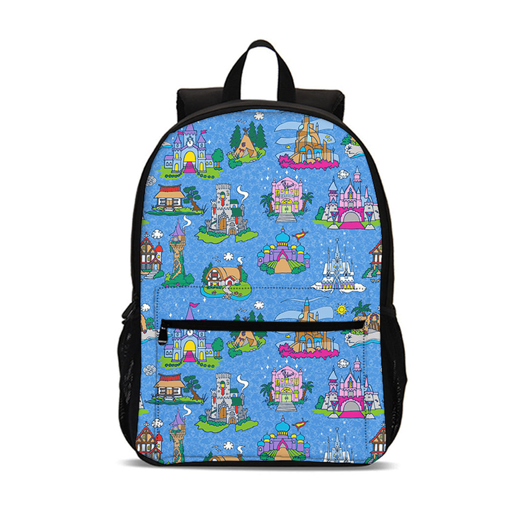 Princess 18 inches Backpack School Bag for Kids Large Capacity