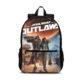 Star Wars Outlaws 18 inches Backpack School Bag for Kids Large Capacity