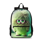 Furry Monster Kids 18 inches Backpack School Bag for Kids Large Capacity