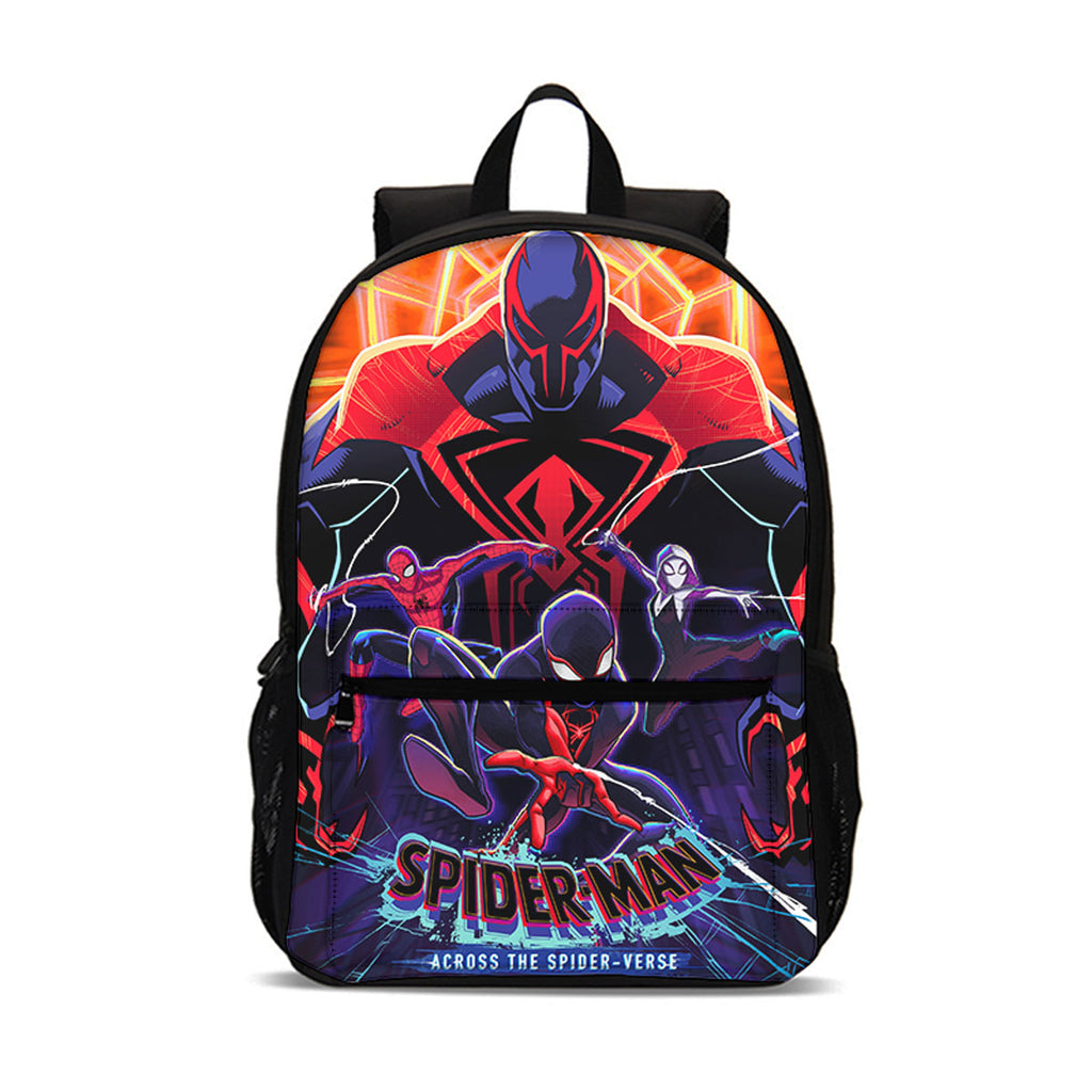 Spider-Man: Across the Spider-Verse 18 inches Backpack School Bag for Kids Large Capacity