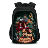 Aquaman Popeye One Piece Luffy School Backpack Shoulder Bag Pencil Case 3 Pieces Combo