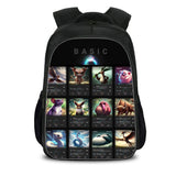 Normal Type Pokemon Kid's School Backpack Lunch Bag Shoulder Bag Pencil Case 4 Pieces Combo