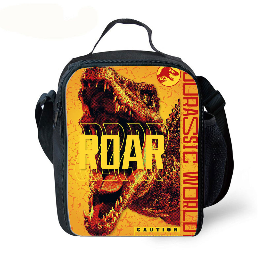 Kids Dinosaur Lunch Box Dinosaur Graphic Print Insulated Lunch Bag Waterproof