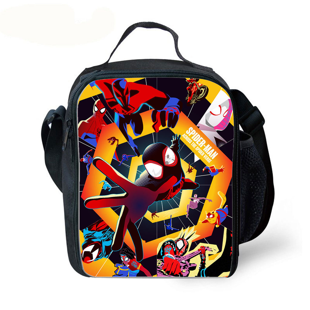 Spider-Man: Across the Spider-Verse Lunch Bag Kid's Insulated Lunch Box Waterproof