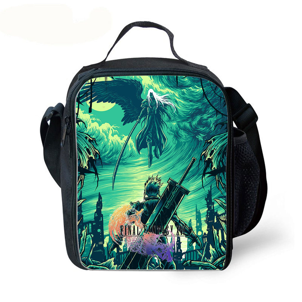Final Fantasy Lunch Bag Kid's Insulated Lunch Box Waterproof