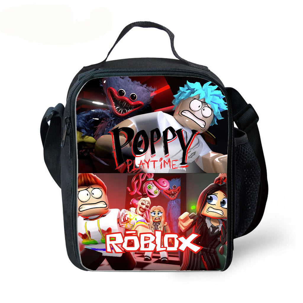 Roblox Poppy Playtime Kid's Backpack Lunch Bag Pencil Case 3 Pieces Combo