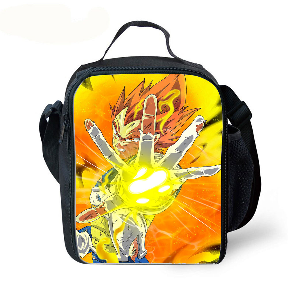 Kids Dragon Ball Goku Lunch Box Graphic Print Insulated Lunch Bag Waterproof