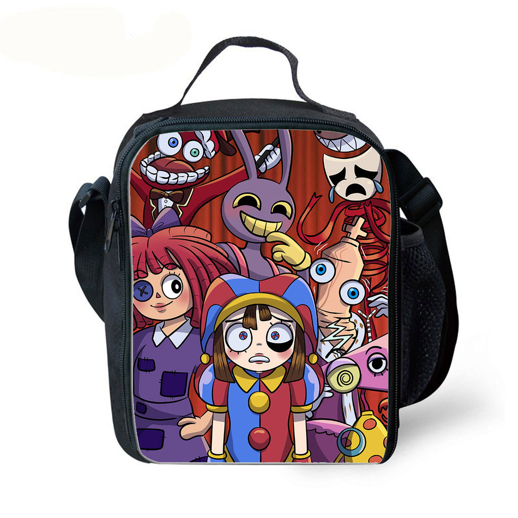 Kids The Amazing Digital Circus Lunch Box Graphic Print Insulated Lunch Bag Waterproof