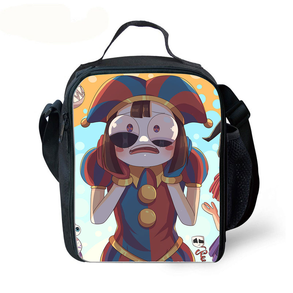 Kids The Amazing Digital Circus Lunch Box Graphic Print Insulated Lunch Bag Waterproof