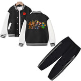 Roblox Varsity Jacket and Pants 2 Pieces Outfit Kids Clothing Suit Ideal Gift
