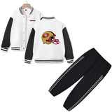 San Francisco American Football Varsity Jacket and Pants 2 Pieces Outfit Kids Clothing Suit Ideal Gift