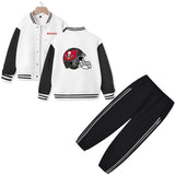Tampa Bay American Football Varsity Jacket and Pants 2 Pieces Outfit Kids Clothing Suit Ideal Gift