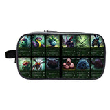 Grass Type Pokemon 3 Pieces Combo 18 inches School Backpack Shoulder Bag Pencil Case