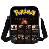 Fire Type Pokemon Kid's School Backpack Lunch Bag Shoulder Bag Pencil Case 4 Pieces Combo