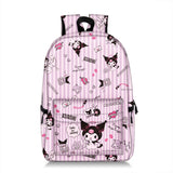 Kuromi Backpack Kids Kuromi Anime School Bag Girl's Book Bag Print Backpack