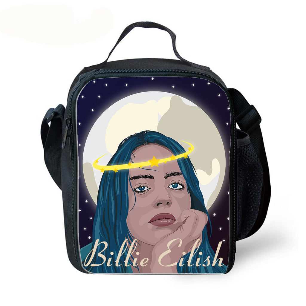 Billie Eilish Lunch Bag Kid's Insulated Lunch Box Waterproof