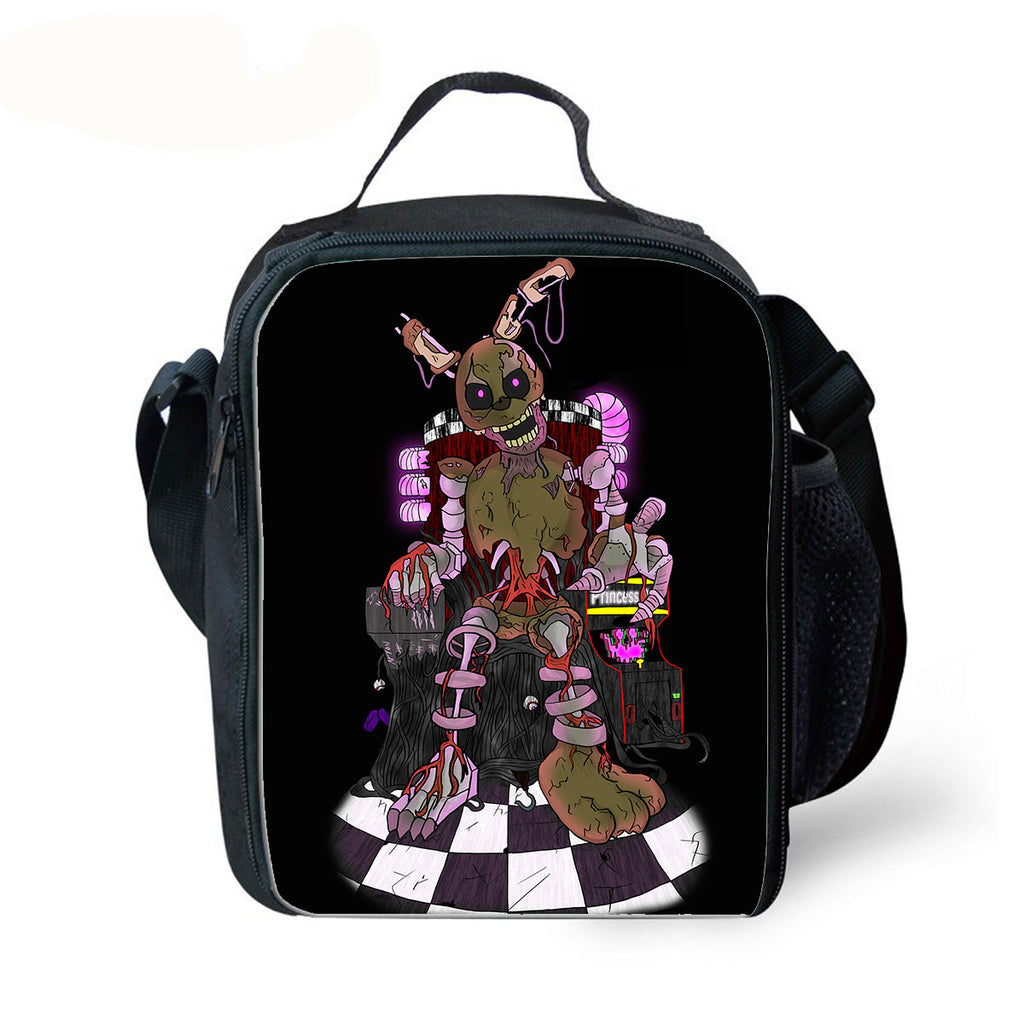 Five Nights at Freddy's Lunch Bag Kid's Insulated Lunch Box Waterproof
