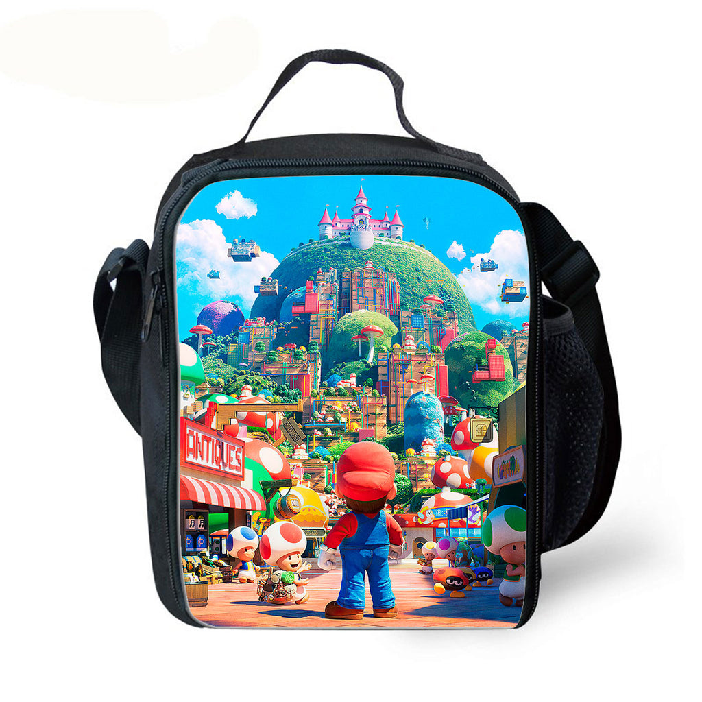 Super Mario Lunch Bag Kid's Insulated Lunch Box Waterproof