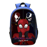 Kids Spiderman Backpack Blue School Bag Large Bookbags Trendy Spiderman Bag