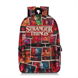 Teen's Stranger Things Backpack Large School Bag All Over Print Bag Ideal Present