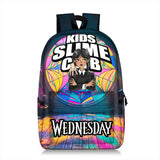 Trending Wednesday Addams Kids School Backpack All Over Printed Large Bag Ideal Gift