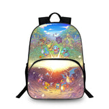Pokemon Charizard Backpack Cute Charizard School Bag for Kids Large Capacity
