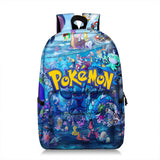 Water Pokemon Backpack Kids School Bag All Over Print Bag Ideal Present