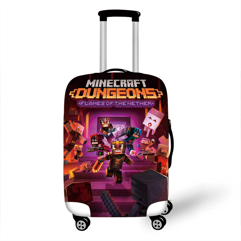 Minecraft Luggage Cover Suitcase Waterproof Protector Anti-Dust Stretchable