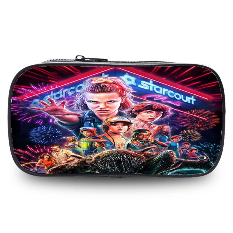 Stranger Things 3 Backpack and Pencil Case with  Lunch Bag 3PCS Set