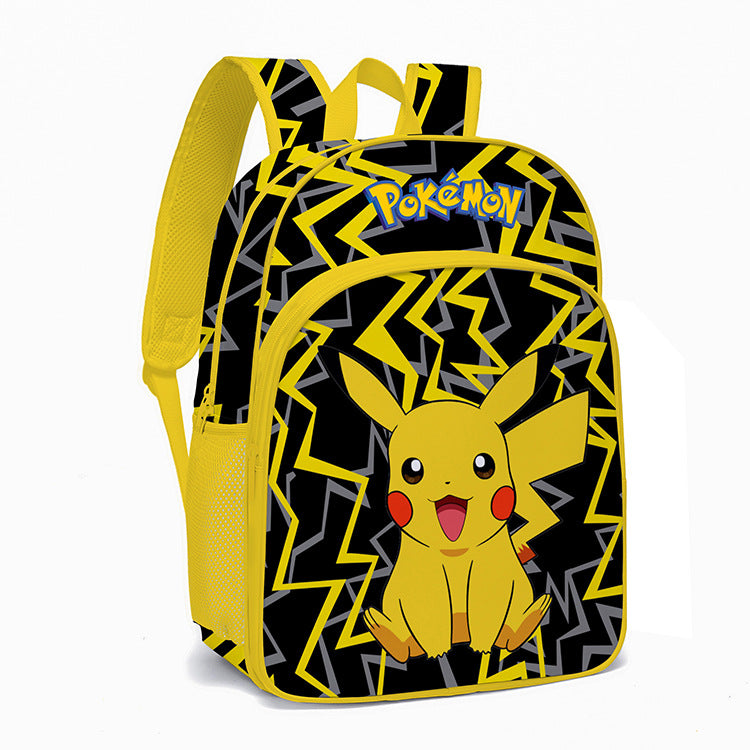 Pokemon Pikachu School Backpack for Kids Lunch Bag Pencil Bag 3 Pieces Ideal Present