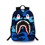 Cute Bookbags Bape Shark Backpack for Kids