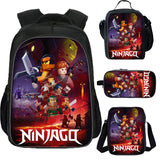 Ninjago School Backpack Lunch Bag Shoulder Bag Pencil Case 4 Pieces Ideal Present